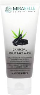 Mirabelle Activated Charcoal Foam Face wash For Deep cleansing, Exfoliate and Oil Control Face Wash