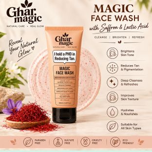Ghar Magic for Soft and Fresh Looking Skin Face Wash(100 ml)