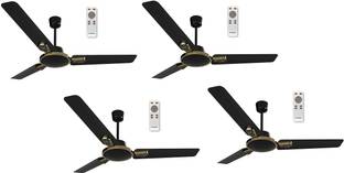 Crompton Energion Stylus Fan with Remote 1200mm Gloss Black 1200 mm 3 Blade Ceiling Fan