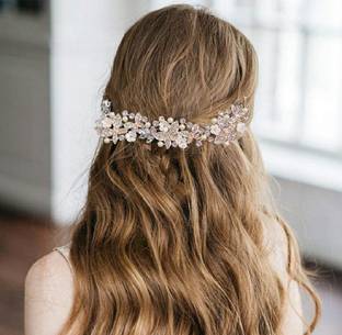 Proplady Wedding Hair Collection Stylish Rhinestones & Pearls Stud Rose Gold Bun Clip, Hair Tiara for Girls & Women|Bridal Hair Accessories Bun Clip Price in India - Buy Proplady Wedding Hair Collection Proplady Wedding Hair Collection Stylish Rhinestones & Pearls Stud Rose Gold Bun Clip, Hair Tiara for Girls & Women|Bridal Hair Accessories Bun Clip Price in India - Buy Proplady Wedding Hair Collection