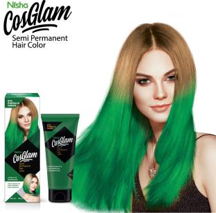 Nisha Cosglam Semi Permanent Hair Color, #42 Emerald Green , Green - Price  in India, Buy Nisha Cosglam Semi Permanent Hair Color, #42 Emerald Green ,  Green Online In India, Reviews, Ratings & Features 