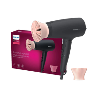 PHILIPS BHD356/10 2100W Thermoprotect AirFlower Advanced Care 6 Heat & Speed Settings (Black) Hair Dryer(1600 W, Black)
