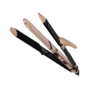 VEGA 3 In 1 : Curler & Crimper Straightener VHSCC-01 Hair Straightener(Gold, Black)