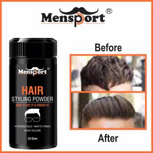 Mensport Hair Volumizing Powder Matte Finish 24hrs Hold Hair Pack of 1 of 15Gms Hair Powder - Price in India, Buy Mensport Hair Volumizing Powder Matte Finish 24hrs Hold Hair Pack of Mensport Hair Volumizing Powder Matte Finish 24hrs Hold Hair Pack of 1 of 15Gms Hair Powder - Price in India, Buy Mensport Hair Volumizing Powder Matte Finish 24hrs Hold Hair Pack of