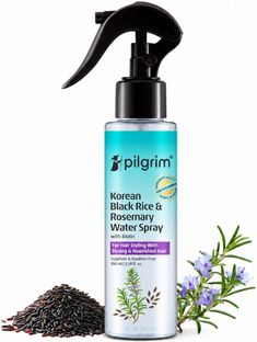 Pilgrim Korean Black Rice and Rosemary Water Spray Hair Styler With Biotin Hair Mist(200 ml)