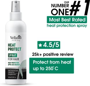 vellasio Classic Heat Protection Spray With Argan Oil, Grapes Seed And Heat Protector Hair Spray . (Classic Collection Hair Spray) Hair Spray (100 ml) Hair Mist(100 ml)