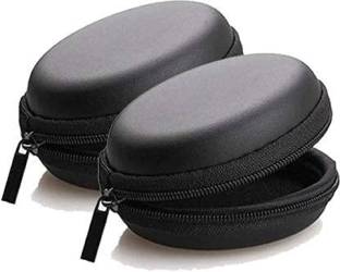 Sumgya Leather Zipper Headphone Pouch