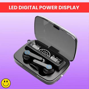 FRONY FRONY M19 Bluetooth Wireless Earbuds Large Dual LED Display With High Stereo SoundC414 Bluetooth