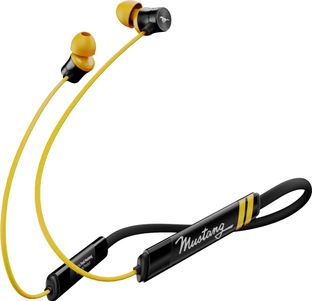 GOBOULT Mustang TuneX 102 TWS Earbuds, 30H Playtime, BT 6.0, 10mm Drivers & ENC Bluetooth(Yellow, In the Ear)