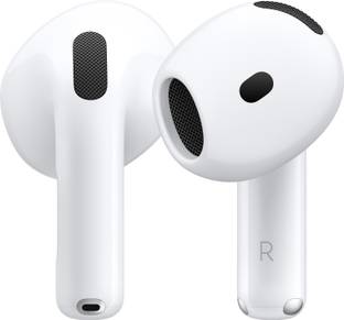 Apple Apple AirPods 4 Wireless Earbuds, Personalised Spatial Audio,Sweat and Water Resistant Bluetooth