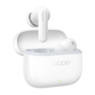 OPPO Enco Buds3 Pro,12.4mm Driver,54hrs Playback,Deep Bass,Dual-Device Pairing,IP55 Bluetooth(Glaze White, True Wireless)