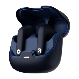 GOBOULT Z40 with ENC Mic, 60Hr Battery, Metal Finish, Low Latency, 5.3v Bluetooth(Blue, True Wireless)