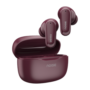 Noise Buds Play with BT v6.0, 13mm Driver, 40Hrs Playtime, IPX4 Water Resistance Bluetooth(Mauve Wine, True Wireless)