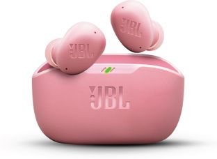 JBL Wave Buds 2 ANC Earbuds with BTv5.3,Multi Connect,Fast Charge,40H runtime,4 Mics Bluetooth(Pink, True Wireless)