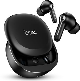 boAt Airdopes Prime 511, Volume Swipe Controls, 50H Battery, 4Mics ENx, App Support Bluetooth(Active Black, True Wireless)