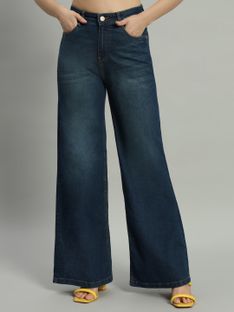 GUTI Flared Women Blue Jeans