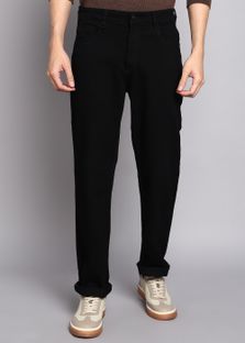Roadster Straight Fit Men Black Jeans