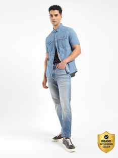LEVI'S 512 Tapered Fit Men Blue Jeans