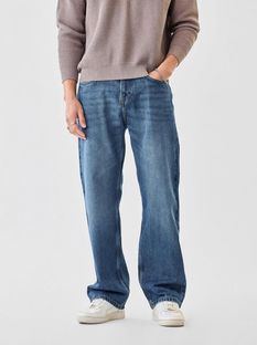 Snitch Straight Fit Men Blue Jeans