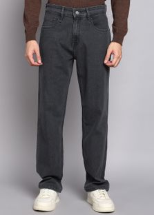 Roadster Straight Fit Men Grey Jeans