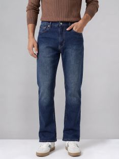 LEVI'S Straight Fit Men Dark Blue Jeans