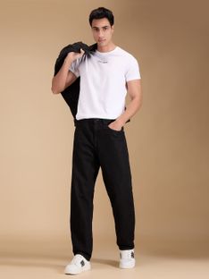 Pepe Jeans Relaxed Fit Men Black Jeans