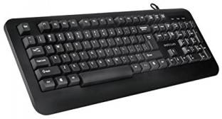 ASTRUM KB110 Classic Wired Keyboard 104keys in Black Color Wired USB Desktop Keyboard