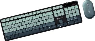 Portronics Key11 Combo Wireless, Bluetooth Standard Laptop Keyboard Compatible with Desktop, iPad, Laptop, Mac, Tablet with 1200 DPI Optical Mouse, Multi-Device Bluetooth, 2.4GHz Wireless, Rechargeable Type-C Battery, Silent Keys…