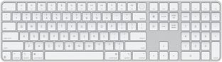 Apple with Multi-Device Bluetooth MXK73HN/A Bluetooth, Wireless Laptop Keyboard(White Keys)