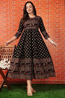 Gudwear Gudwear Women Printed Anarkali Kurta