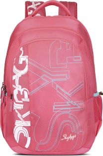 SKYBAGS Brat Pro Max Upto 15.6 Inch Compatible Laptop Backpack with 3 Main Compartment 35 L Backpack(Pink)