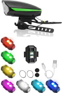 Afpin USB Rechargeable Combo-Horn Bell Light& Strobe Drone No.Plate Helmet Break Light LED Front Rear ... Type: Front Rear Light Combo Light Type: LED Color: Multicolor ₹399 ₹1,499 73% off Free delivery