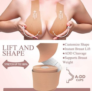 5 Pair U Shape Breast Lift Tape & Nipple Covers Concealer Breast Invisible Backless Bra Instant Enhancer Boob Tit Tape Cups 