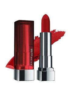 MAYBELLINE NEW YORK Color Sensational Creamy Matte Lipstick(634 Bold Crimson, 3.9 g)