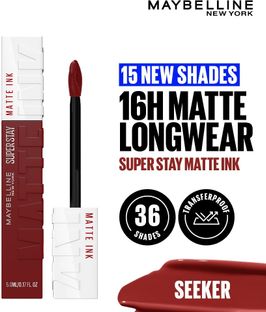 MAYBELLINE NEW YORK Super Stay Matte Ink Liquid Lipstick, Seeker(Seeker, 5 ml)