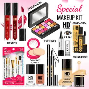 HD Fashion HD Fashion Radiant & Flawless Beauty Makeup Kit Sets for Professionals & Beginners HD-18