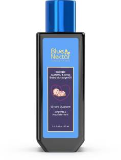 Blue Nectar Ayurvedic Baby Massage Oil with Olive Oil, Almond Oil & Organic Ghee for Babies 4.1187 Ratings & 46 Reviews Ideal For: Babies Form: Oil Skin Type: Sensitive Skin Organic Type: Ayurvedic Fragrance: Almond ₹515 ₹575 10% off Free delivery