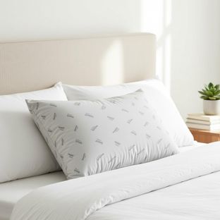 Raymond Home Microfibre Sleeping Pillow Pack of 2 Solid(White)