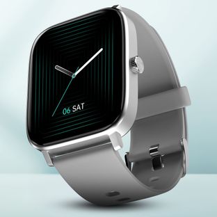 Noise Colorfit Icon 2 1.8'' Display with Bluetooth Calling, AI Voice Assistant Smartwatch(Silver Grey Strap, Regular)
