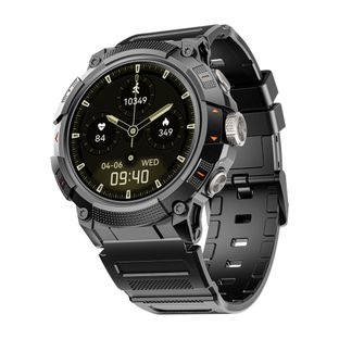 boAt Lunar Atlas,GPS Tracking,1.39" Display,Rugged Body,Functional Crown Smartwatch(Ranger Black Strap, Free Size)