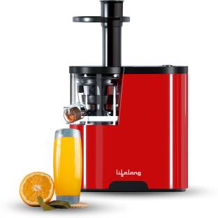 Lifelong LLSJ01 Mastiquer 180 Juicer (2 Jars, Red)