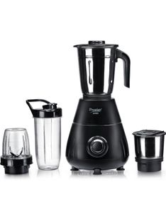 Prestige 43171 500 W Mixer Grinder(Apex Blendo 2 Full Size Stainless Steel Jar|2 Nutri-Blend Jar | 4 Jars | Black)