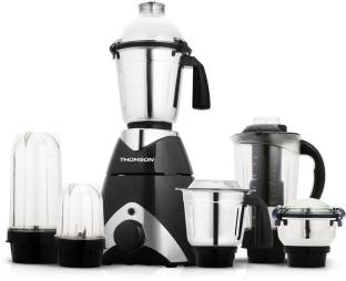 Add to Compare Thomson Kitchen Master Pro+ MX03 750 W Juicer Mixer Grinder (6 Jars, Grey) 4162 Ratings & 28 Reviews 6 Jars 2 YEARS EXTENDED DOMESTIC BRAND WARRANTY. ALL PARTS REPLACEABLE. NO QUESTIONS ASKED. ₹2,499 ₹5,799 56% off Free delivery Lowest price since launch Buy ₹99999 more, save extra ₹6000