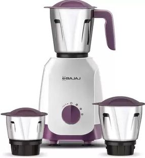 BAJAJ Ninja Series 750 W Mixer Grinder(Crave | 3 Jars | White & Purple)