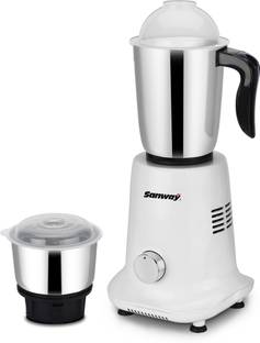 Sanway MAGIC 2 JAR MIXER 2 JAR MIXER GRINDER 500 Mixer Grinder (2 Jars, Silver and Black)