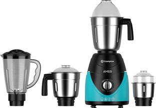 Crompton Ameo 750 W Mixer Grinder(ACGM-AMEO-4 JARS | 4 Jars | Black, Blue)