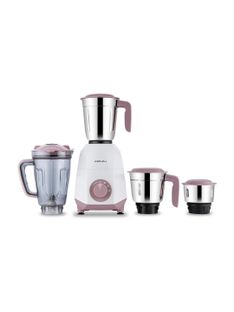 BAJAJ GX75 750 W Juicer Mixer Grinder(410644 | 4 Jars | DuraCut Blades | White/Lilac)