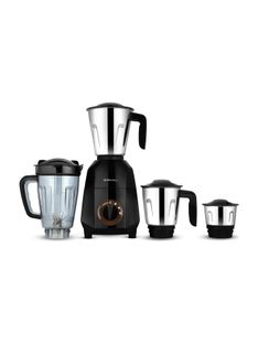 BAJAJ Rex Dlx Ninja Series 750 W Juicer Mixer Grinder(410643 | 4 Jars | Black/Brown)