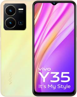 Add to Compare vivo Y35 (Dawn Gold, 128 GB) 4.42,454 Ratings & 166 Reviews 8 GB RAM | 128 GB ROM 16.71 cm (6.58 inch) Full HD+ Display 50MP + 2MP + 2MP | 16MP Front Camera 5000 mAh Lithium Battery Qualcomm Snapdragon 680 Processor 1 Year of Device & 6 Months for In-Box Accessories ₹17,499 ₹22,999 23% off Free delivery Upto ₹16,500 Off on Exchange No Cost EMI from ₹2,917/month