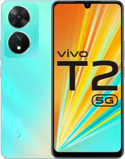 Add to Compare vivo T2 5G (Nitro Blaze, 128 GB) 4.74,379 Ratings & 171 Reviews 6 GB RAM | 128 GB ROM 16.21 cm (6.38 inch) Full HD+ Display 64 MP (OIS) + 2MP | 16MP Front Camera 4500 mAh Battery Snapdragon 695 Processor 1 Year of Device & 6 Months for Inbox Accessories ₹18,999 ₹23,999 20% off Free delivery Upto ₹18,200 Off on Exchange No Cost EMI from ₹6,333/month